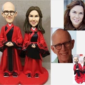 Surprise Gift Custom Handmade Your 3D Portrait Art Doll from Photos by uDesign